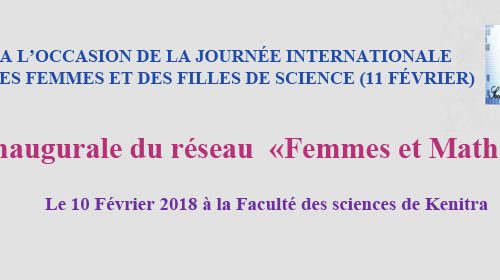 Journée réseau Femmes et Mathématiques