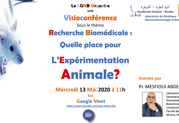 vidéoconférence sous le thème Recherche Biomédicale