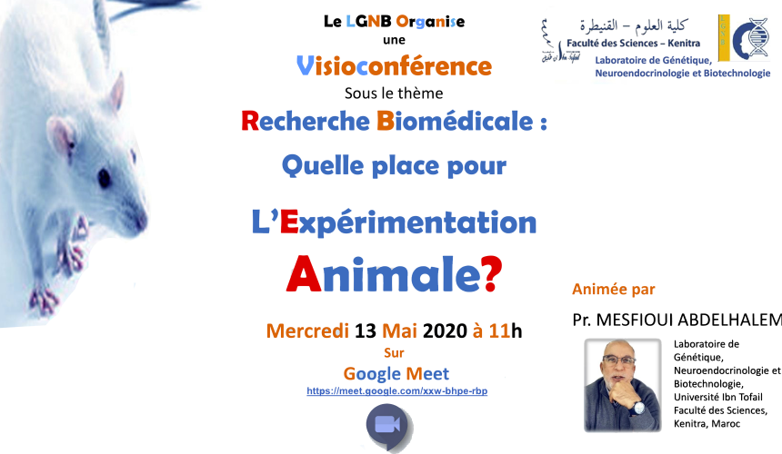 vidéoconférence sous le thème Recherche Biomédicale
