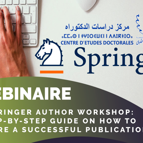 Webinaire  Springer Author Workshop