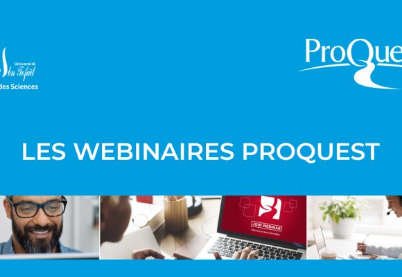 Les webinaires ProQuest