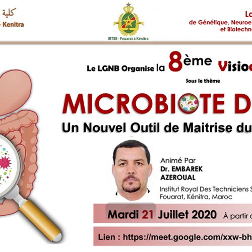 La 8ème Visioconférence sur : MICROBIOTE DIGESTIF, Un Nouvel Outil de Maitrise du Capital Santé