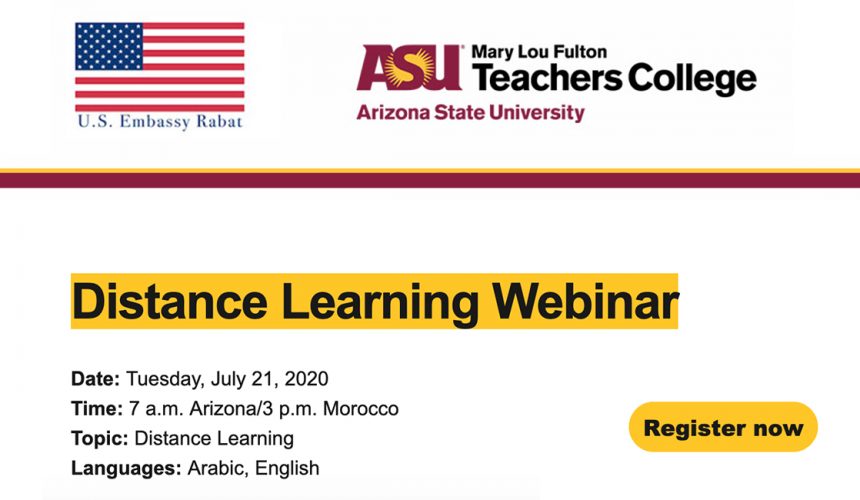 Distance Learning Webinar