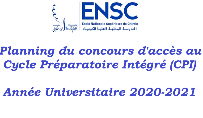 Concours d’accès au CPI de l’ENSC