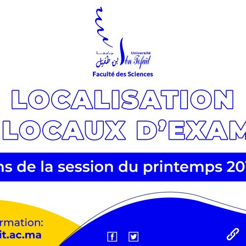 Localisation des locaux d’examens
