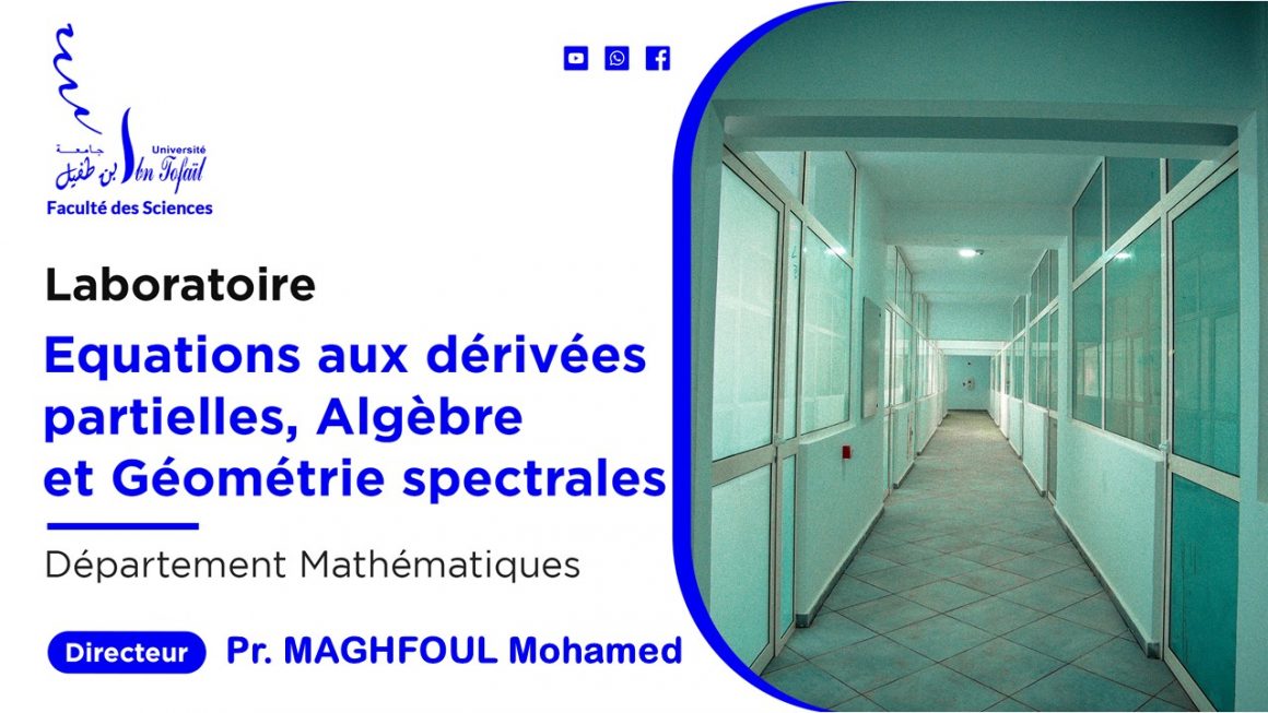 Equations aux dérivées partielles, Algèbre et Géométrie spectrales