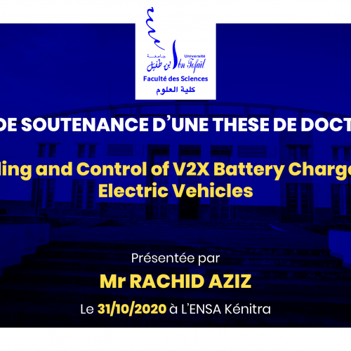 Avis de soutenance d’une thèse de doctorat (Mr RACHID AZIZ)