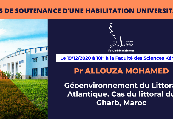 Avis de soutenance d’une habilitation universitaire (Pr ALLOUZA MOHAMED)