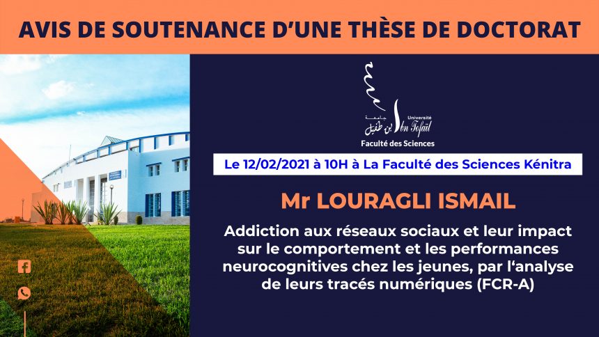 Avis de soutenance d’une thèse de doctorat (Mr IAOUSSE M’BAREK)