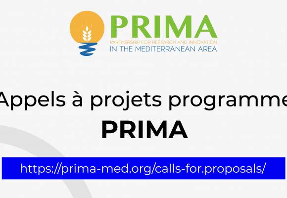 Appels à projets programme PRIMA
