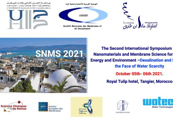 The Second International Symposium on Nanomaterials and Membrane Science for Water, Energy and Environment