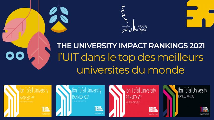 L’UIT DANS LE TOP DES MEILLEURS UNIVERSITES DU MONDE SELON LE CLASSEMENT « THE UNIVERSITY IMPACT RANKINGS 2021 »