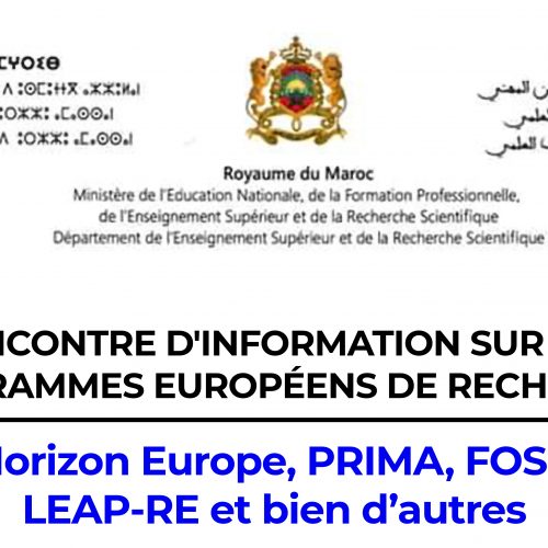 Rencontre d’information sur les programmes européens de recherche