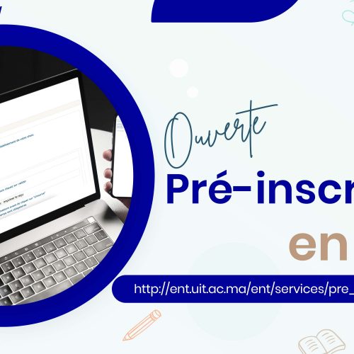 Pré-inscription des nouveaux bacheliers au titre de l’année universitaire 2021/2022
