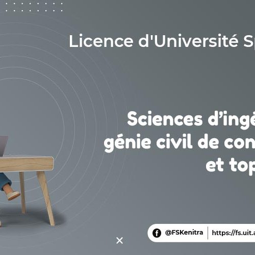 Sciences d’ingénierie en génie civil de construction et topographie