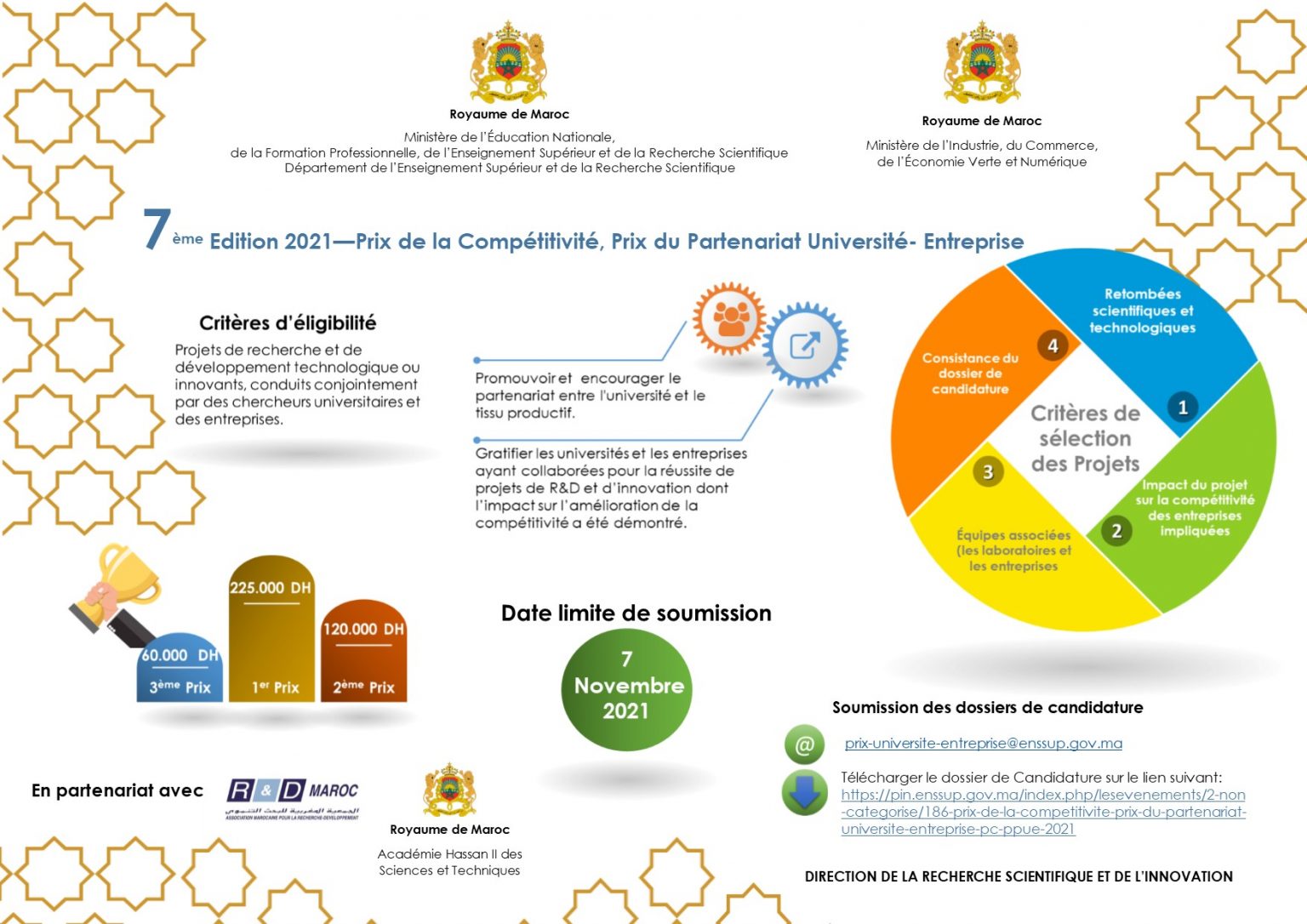 7ème édition du « Prix de la Compétitivité, Prix du Partenariat ...