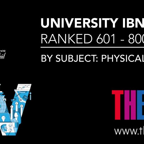 L’Université IBN TOFAIL classé parmi 601-800 dans le classement mondial des universités 2022