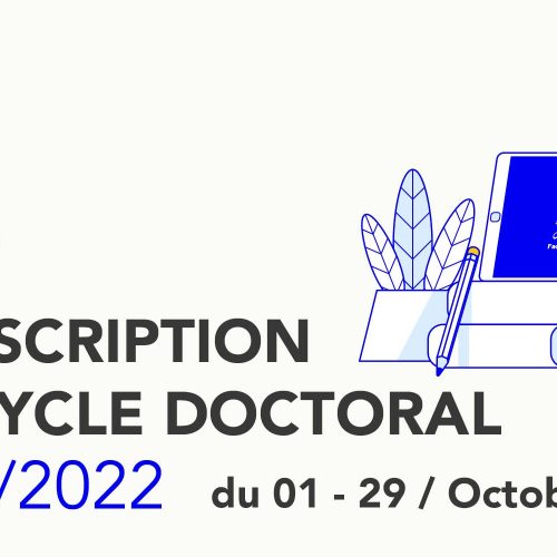 Réinscription au cycle doctoral 2021/2022