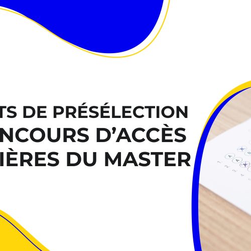 Résultats de présélection au concours d’accès au filières du master (année universitaire 2021/2022)