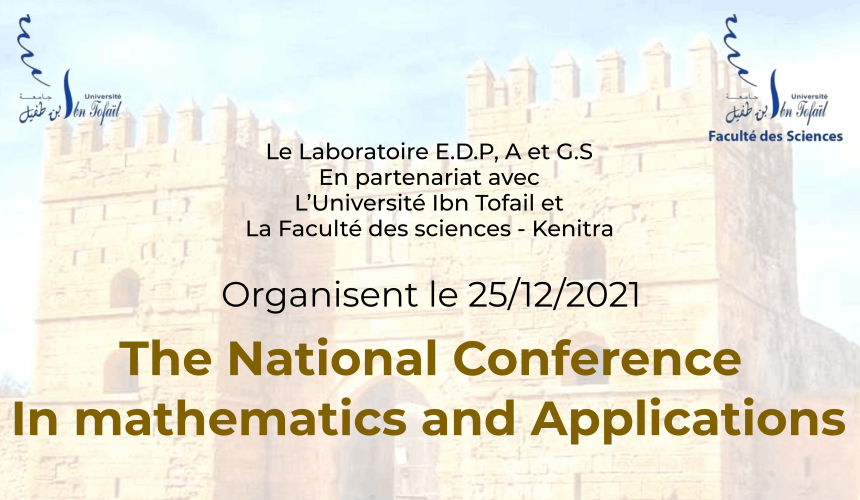 The National Conference In mathematics and Applications
