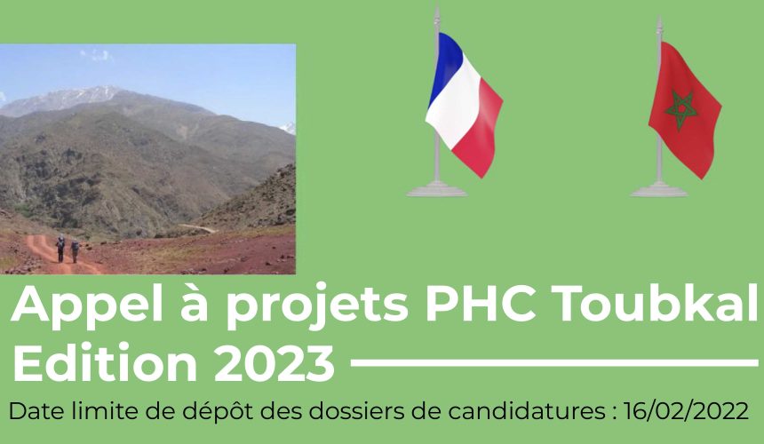 Appel à projets PHC Toubkal – Edition 2023