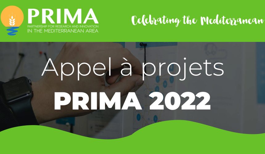 Appel à projets PRIMA 2022