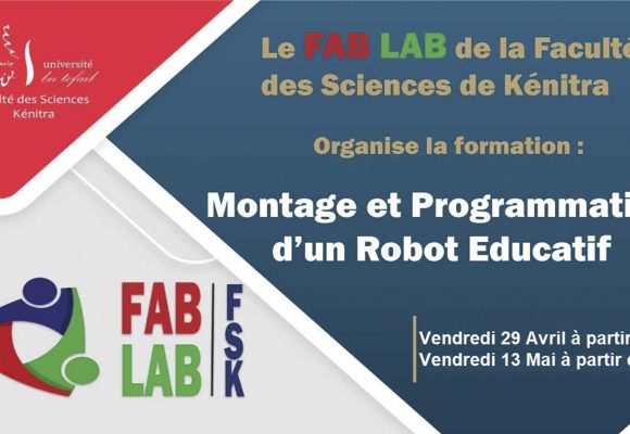 FABLAB-FSK : Formation : Montage et Programmation d’un Robot Educatif