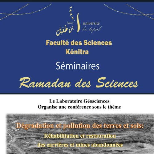 Conférence: Dégradation et pollution des terres et sols Réhabilitation et restauration des carrières et mines abandonnées