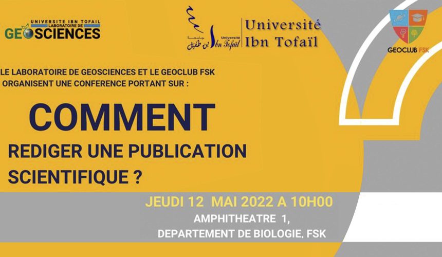 Conférence sous le thème « COMMENT RÉDIGER UNE PUBLICATION SCIENTIFIQUE ? »