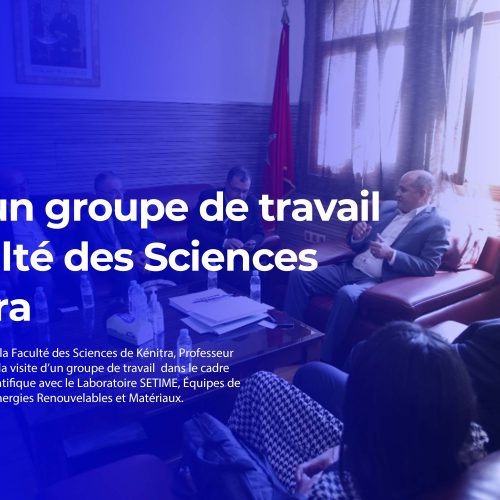 Visite d’un groupe international dans le cadre d’un projet de coopération scientifique