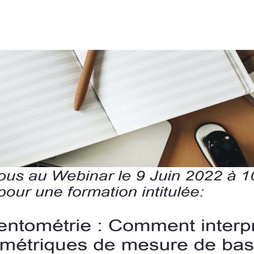 Cycle de formations IMIST-CNRST et ELSEVIER