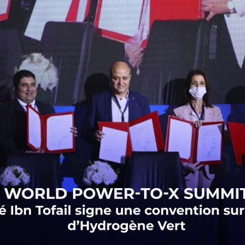 World Power-to-X Summit – L’Université Ibn Tofail signe une convention sur le stockage d’Hydrogène Vert