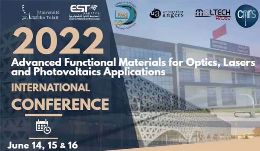 Conférence internationale : Advanced Functional Materials for Optics, Lasers and Photovoltaics Applications