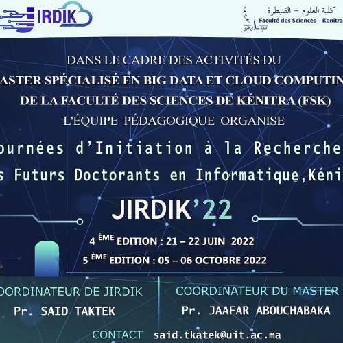 4ème édition : Les Journées d’Initiation à la Recherche pour Les futurs Doctorants en Informatique