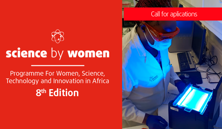 Appel à candidatures pour la 8ème édition de « Science by Women »