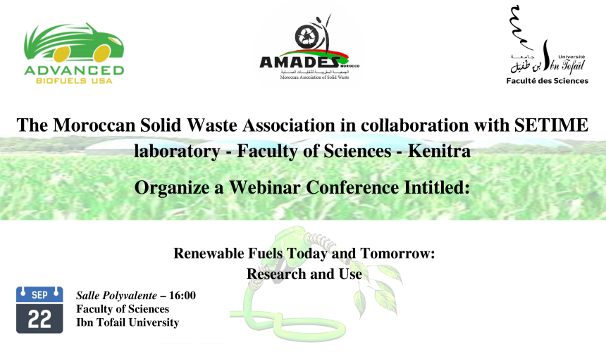 Webinar Conference – Renewable Fuels Today and Tomorrow: Research and Use