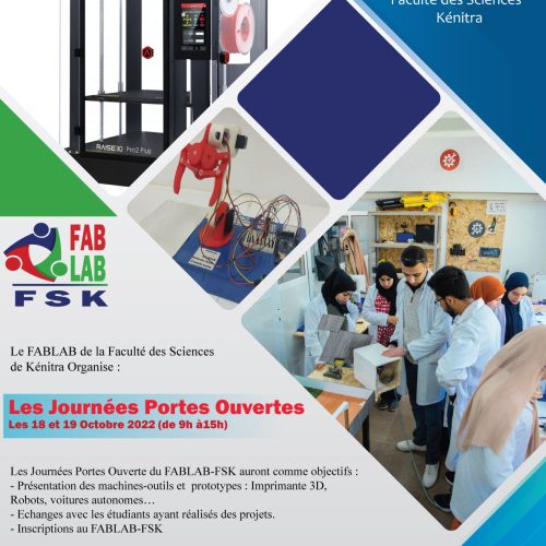 Journées Portes Ouvertes du FABLAB de la Faculté des Sciences de Kénitra