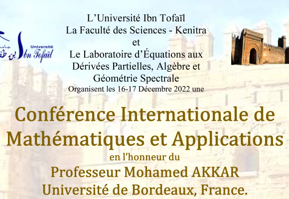 Conférence Internationale de Mathématiques et Applications