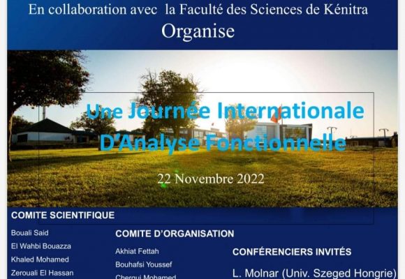 Appel à Communication – Journée Internationale d’Analyse Fonctionnelle