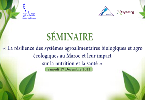 La résilience des systèmes agroalimentaires biologiques et agro écologiques au Maroc et leur impact sur la nutrition et la santé