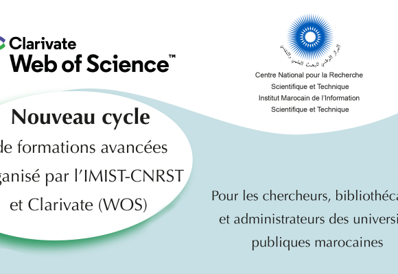 Formation IMIST-CNRST et Clarivate (WOS) – Module 2