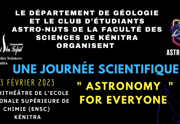 Journée Scientifique: Astronomy for Everyone
