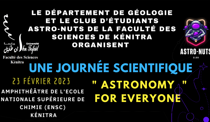 Journée Scientifique: Astronomy for Everyone