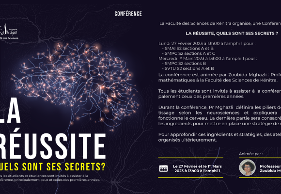 Conférence : LA RÉUSSITE, QUELS SONT SES SECRETS ?