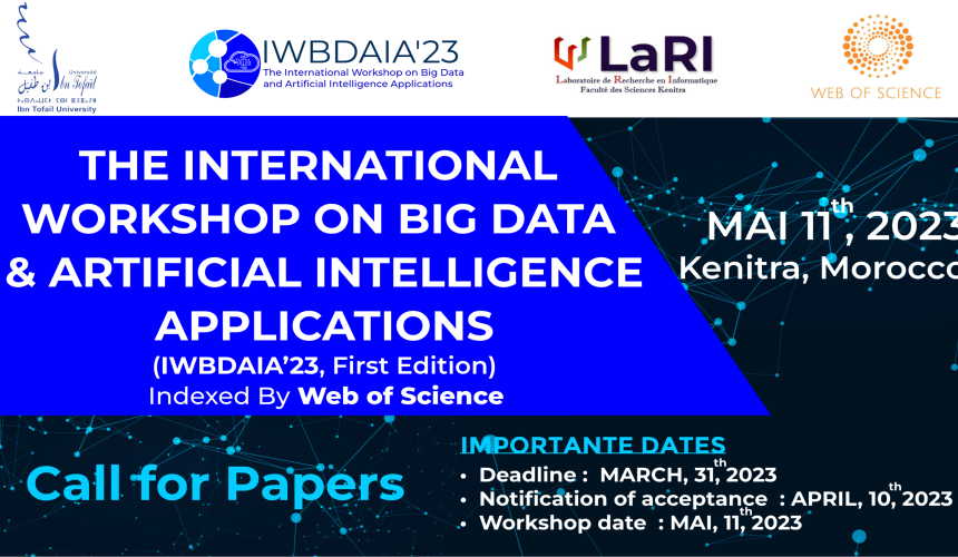 The International Workshop on Big Data & Artificial Intelligence Applications – IWBDAIA23