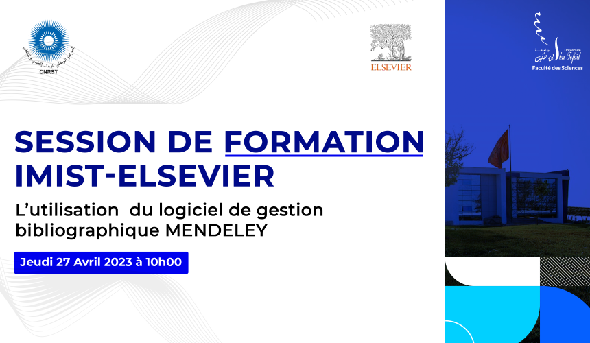 Session de Formation IMIST-ELSEVIER