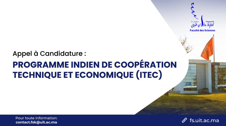 Appel à candidature – Programme Indien de Coopération Technique et Economique (ITEC)