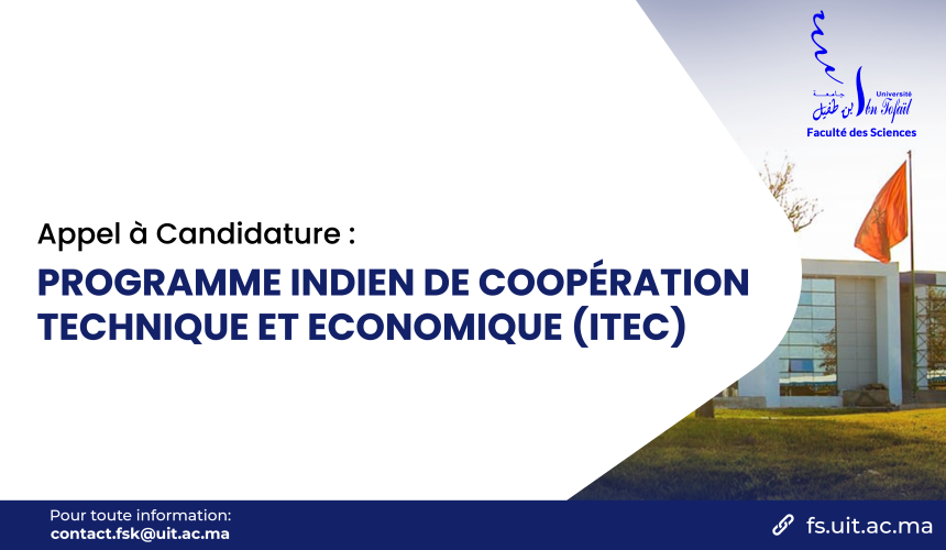 Appel à candidature – Programme Indien de Coopération Technique et Economique (ITEC)