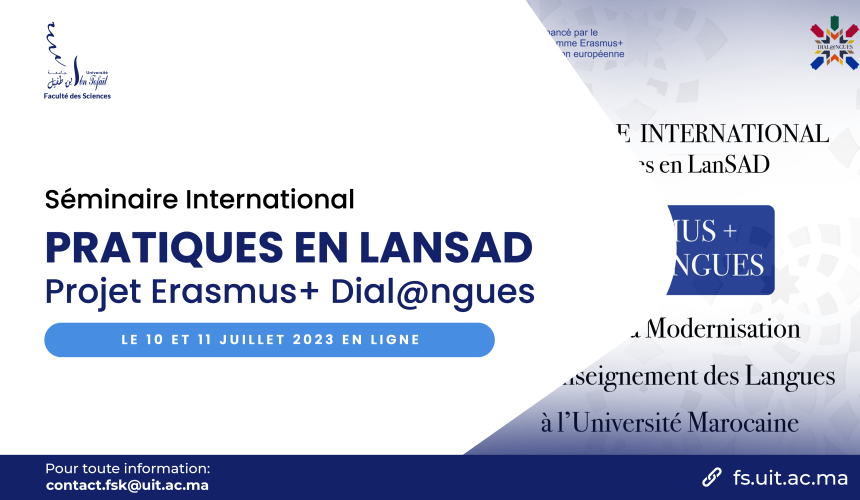 Séminaire International « Pratiques en LanSAD » Projet Erasmus+ Dial@ngues