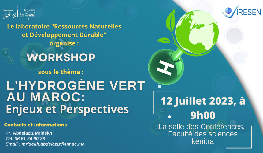 L’HYDROGÈNE VERT AU MAROC : Enjeux et Perspectives – Workshop